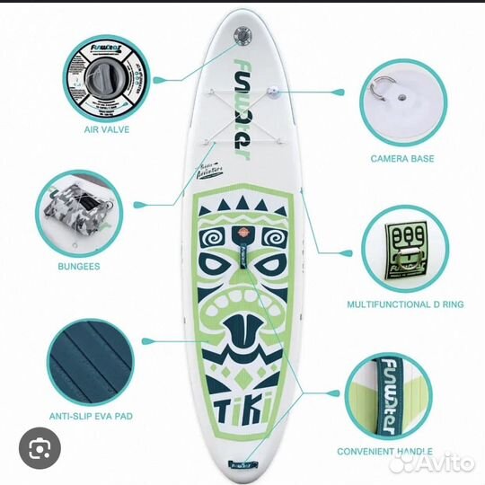 Сап- борд FunWater Tiki 10’6