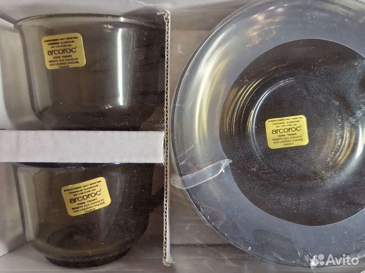 Чайный-Кофейный набор (чашки+блюдца) новый Франция