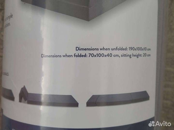 Матрас трансформер 2 в 1