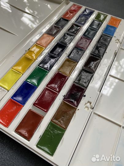 Краски акварель невская палитра