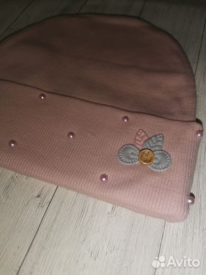 Шапочка для девочки на осень 1-2 года