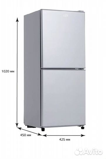 Новый холодильник olto 140 л двухкамерный