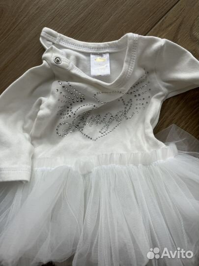 Платье - боди 62 для девочки малышки