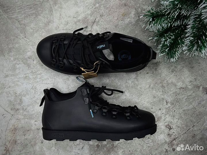 Ботинки Native Черные Зимние Новые