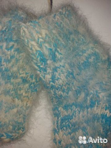 Носочки детские. Собачий пух и овечья шерсть