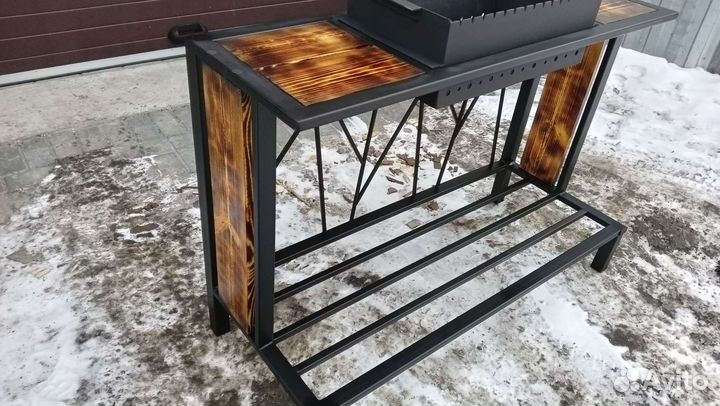 Мангал разборный 4 мм, мангал в стиле лофт