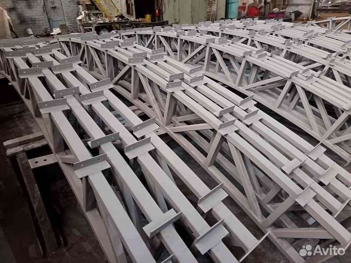 Быстровозводимые ангары (12м x 6м x 30м)