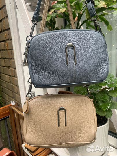 Сумка кроссбоди натуральная кожа женская