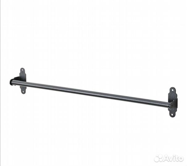 Рейлинг IKEA новый черный 60см Гультарп