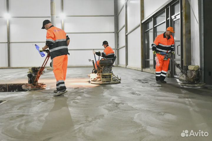 Полусухая стяжка пола за 1 день