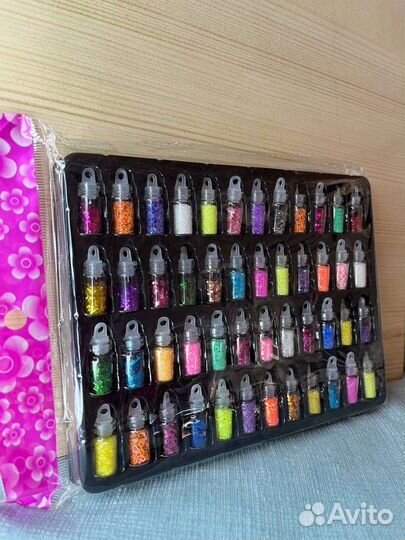 Блестки для ногтей творчества дизайна рукоделия