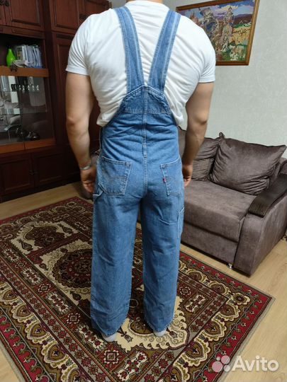 Джинсовый комбинезон мужской 56, 58 размер