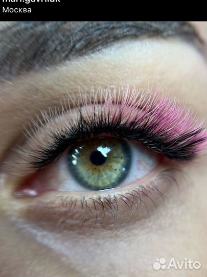 Наращивание ресниц «модель»