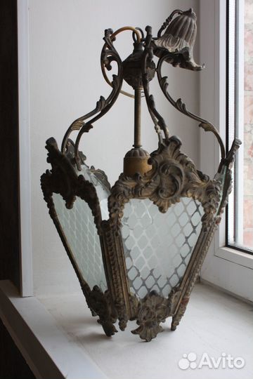 Люстра бронза