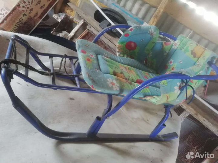 Детские зимние санки