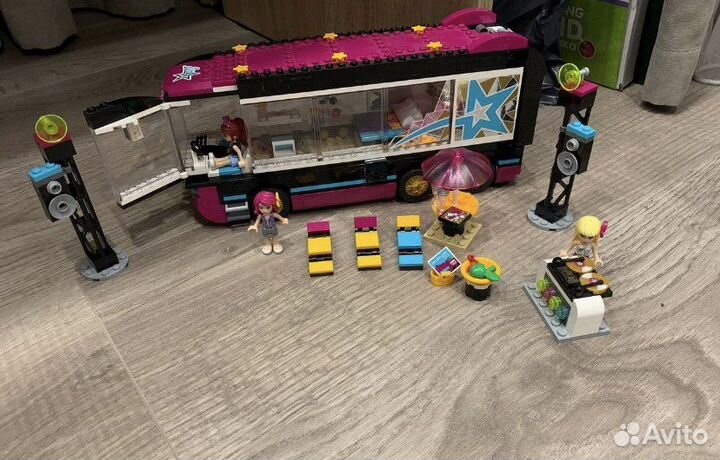Lego Friends автобус поп звезды
