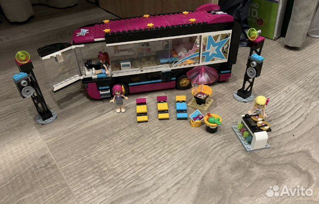 Lego Friends автобус поп звезды