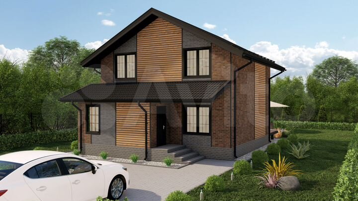 Дом 130 м² на участке 5,5 сот.