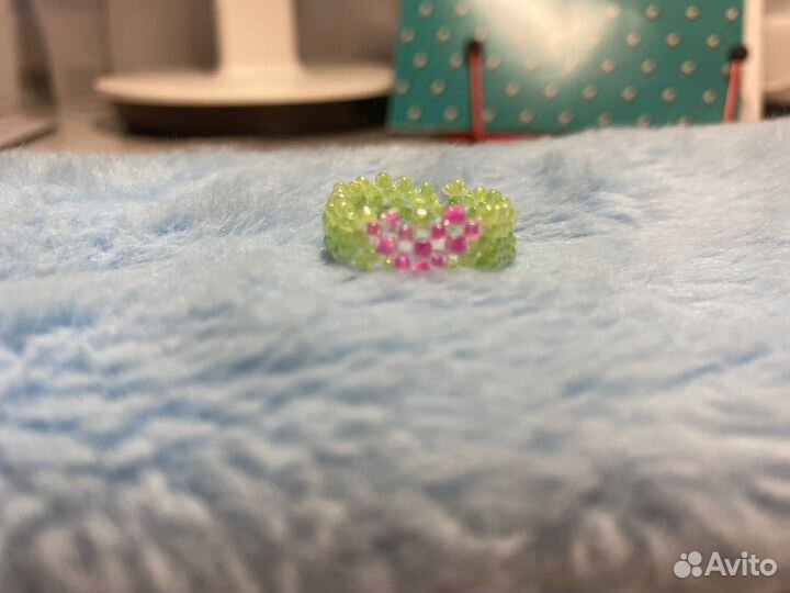 Кольцо из бисера