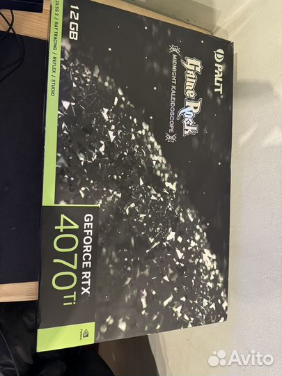 Видеокарта rtx 4070ti palit gamerock