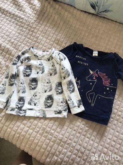 Детские вещи пакетом 74-80 для девочки