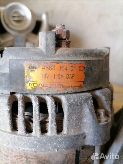 Генератор на ssangyong kyron