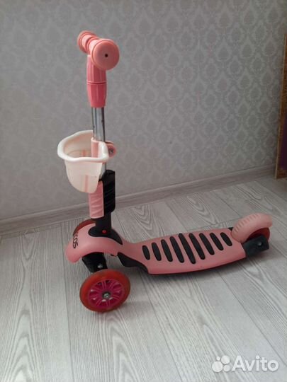 Самокат детский трехколесный бу
