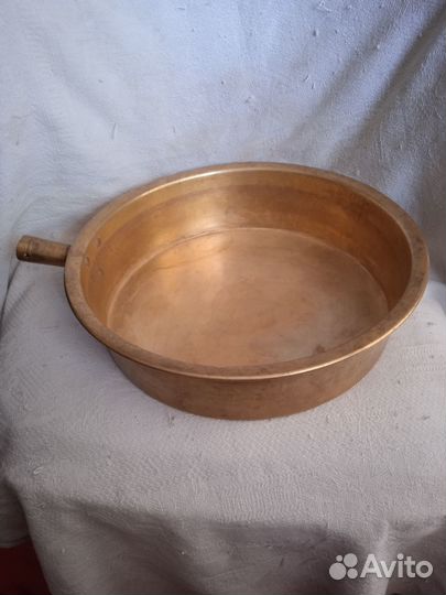 Таз, миска из латуни СССР