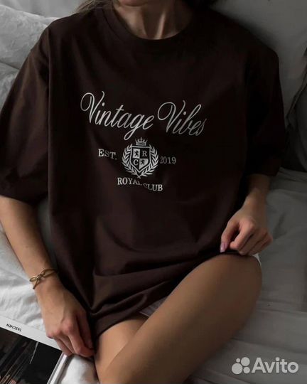 Футболка-оверсайз женская