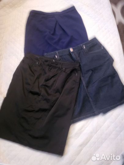 Юбки пакетом 48-50размер