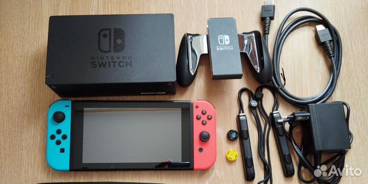 Nintendo switch rev2 с чипом прошитая