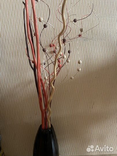 Ваза с сухоцветами