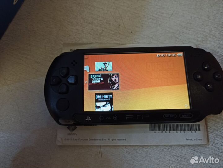 Sony PSP e1008 прошитая