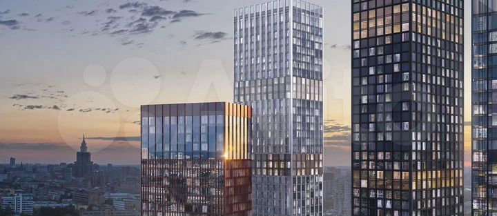 3-к. квартира, 92,1 м², 30/43 эт.