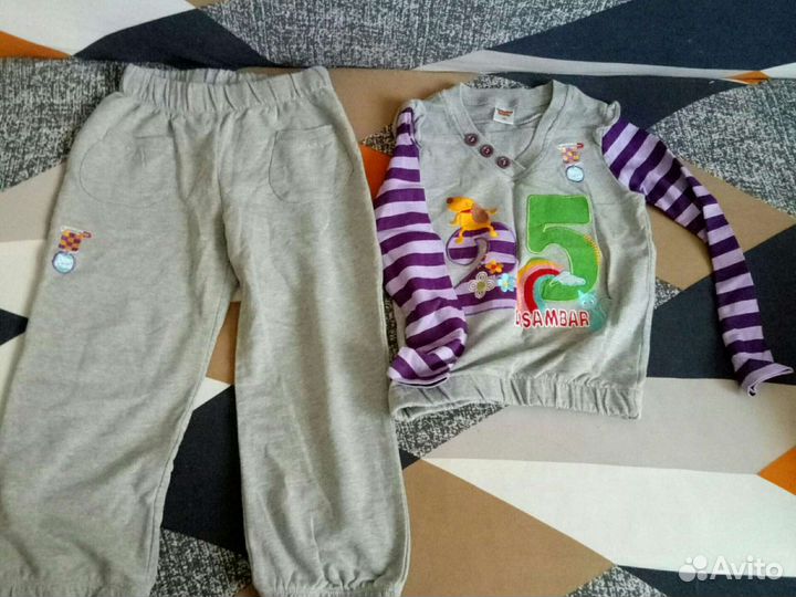 Вещи пакетом для девочки 110-116