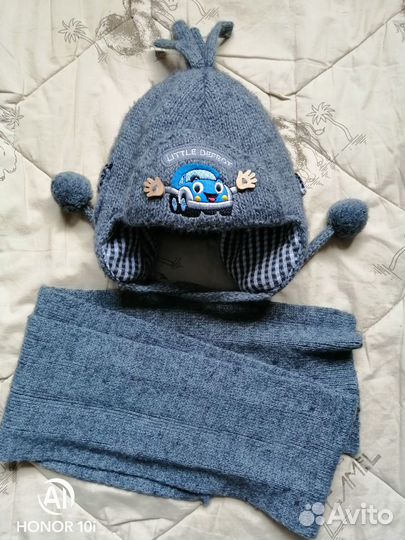 Шапка + шарфик