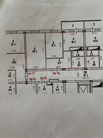 2-к. квартира, 62 м², 11/21 эт.