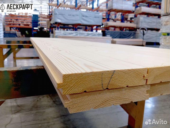 Доска пола 27*141*4000 сорт A ангарская сосна