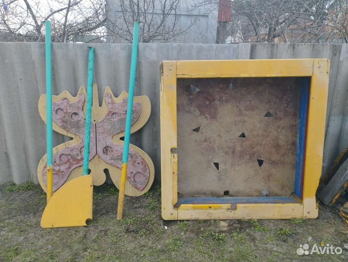 Детская песочница с крышей бу