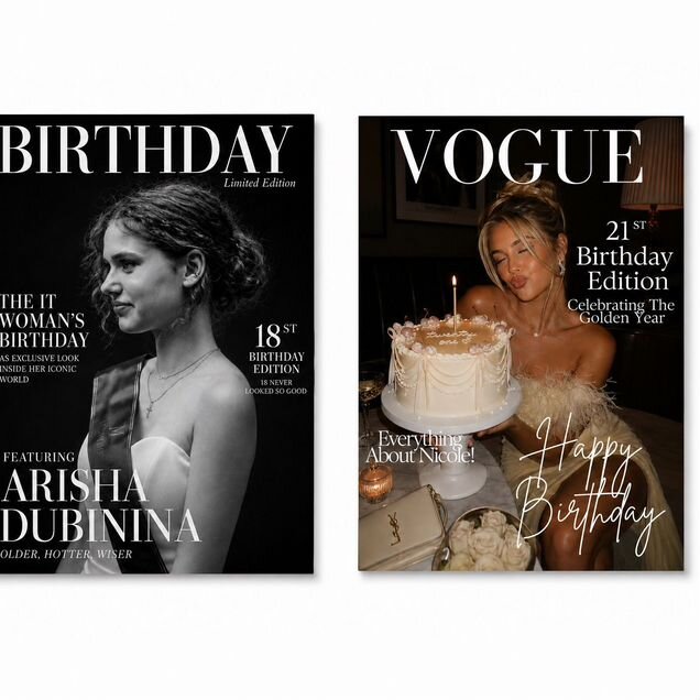 Подарок журнал персональный vogue