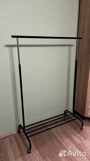 Напольная вешалка икеа ригга черный