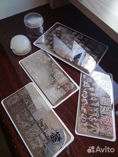 Пластины для стемпинга набор