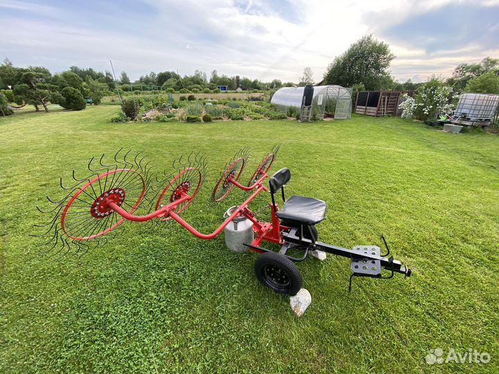 Ворошилка для мотоблока с адаптором