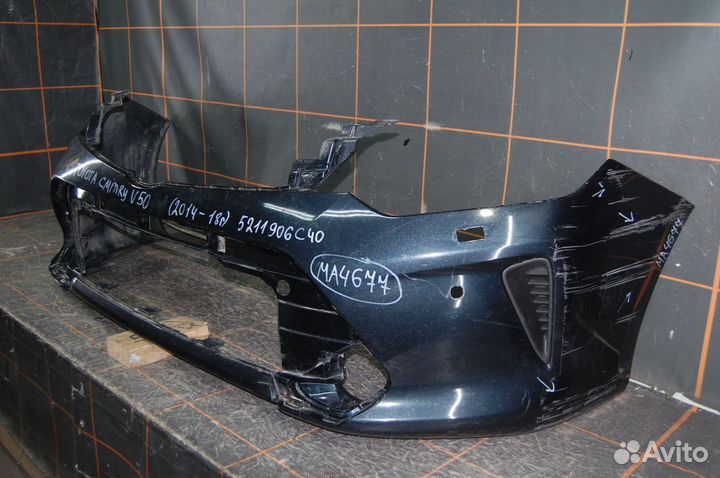 Бампер передний - Toyota Camry V55 (2014-18гг)