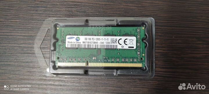 Оперативная память so-dimm DDR3 ddr3l 8 Gb