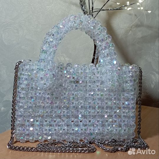 Сумка из бусин ручной работы