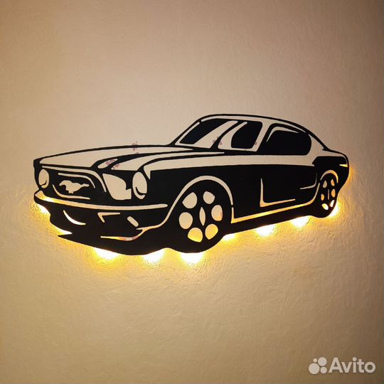 Декоративное панно на стену из дерева