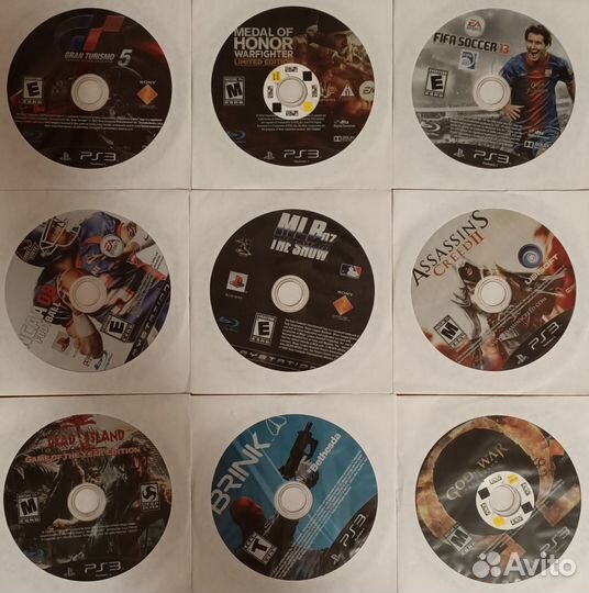 Девять игр PS3