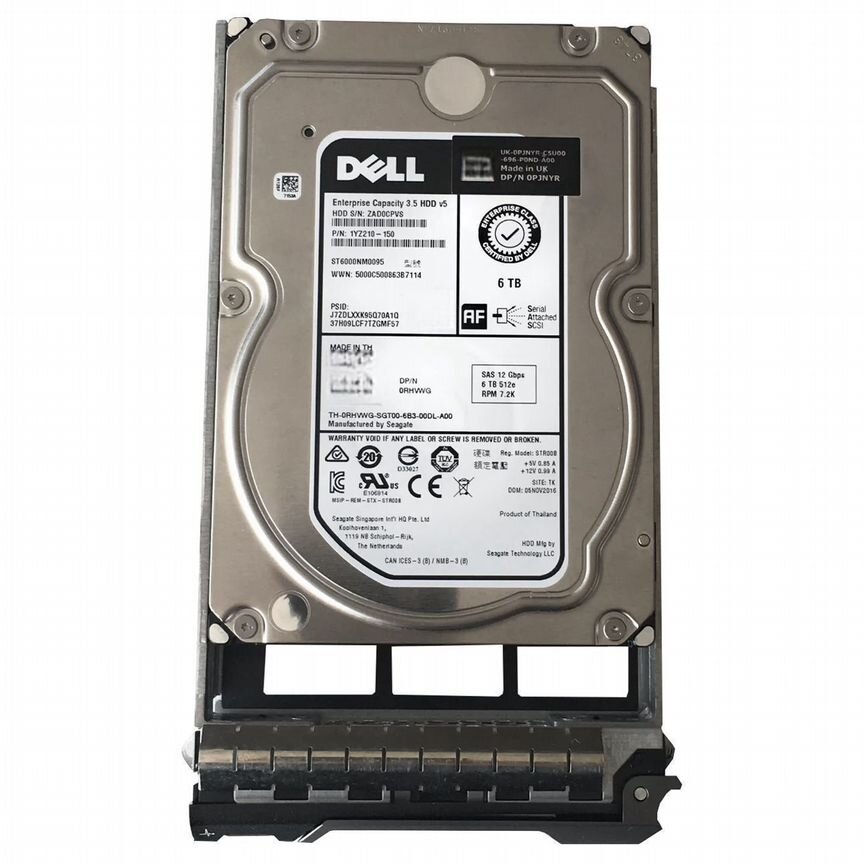 [RHVWG] Жесткий Диск Dell Rhvwg 6tb Sas 3.5" Hdd