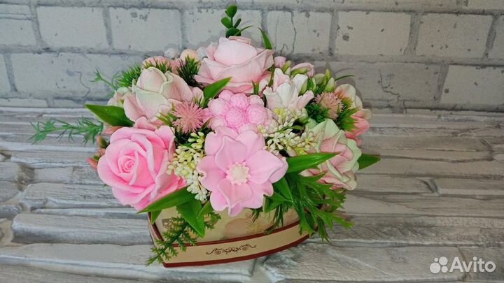 Букет из мыла ручной работы